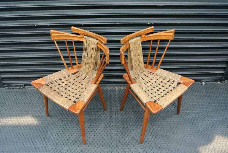 Mid-20th Century Edmund Spence Pair of Chairs