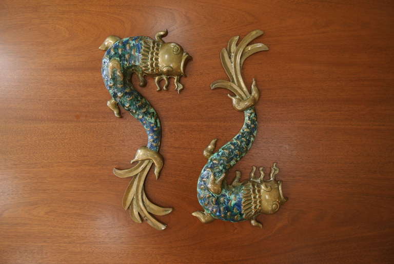 Pepe Mendoza Pair of Koi Fish Sculptures 2