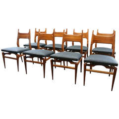 Eugenio Escudero Set of Eight Chairs