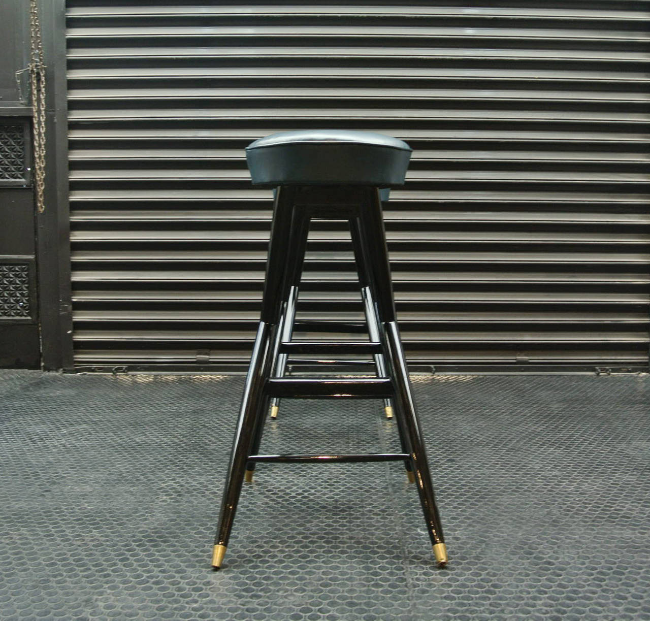 Mid-Century Modern Italian Set of Bar Stools