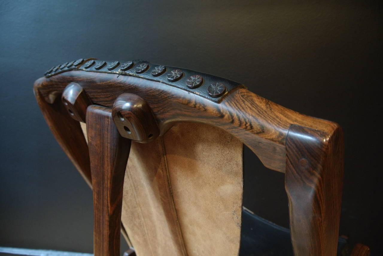Mid-Century Modern Pair of Don Shoemaker Sling Folding Chair