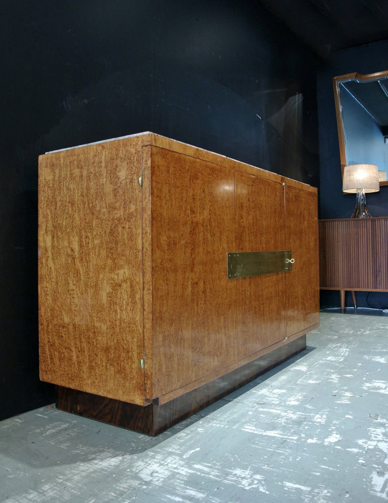 French Art Deco Storage Bar Cabinet 1