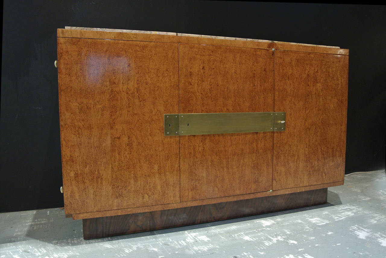 Mid-20th Century French Art Deco Storage Bar Cabinet