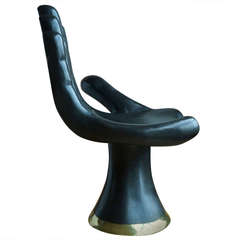 Bronze Pedro Friedeberg Hand Chair