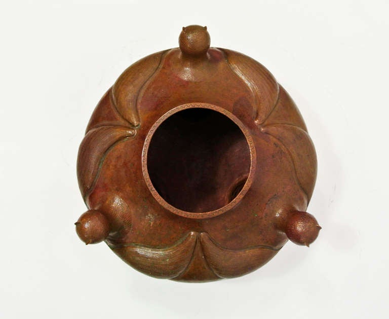 Beautifull copper vessel from Santa Clara Del Cobre, Michoacán, México.