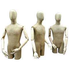 Vintage Three Stockman French Mannequins