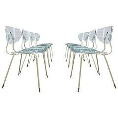 Set of Ten Lucite Chairs