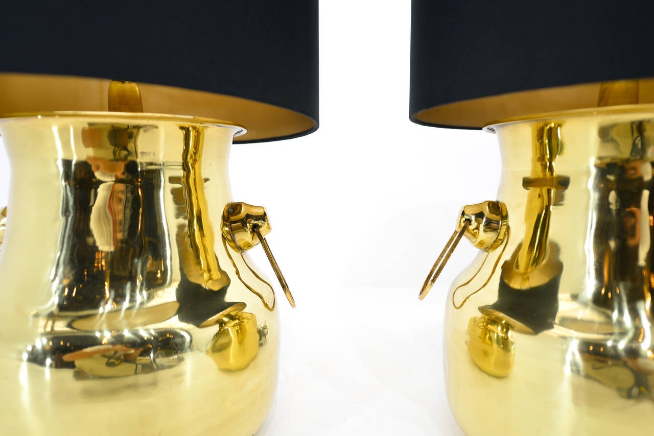 Mid-Century Modern Pair of Mexican Table Lamps