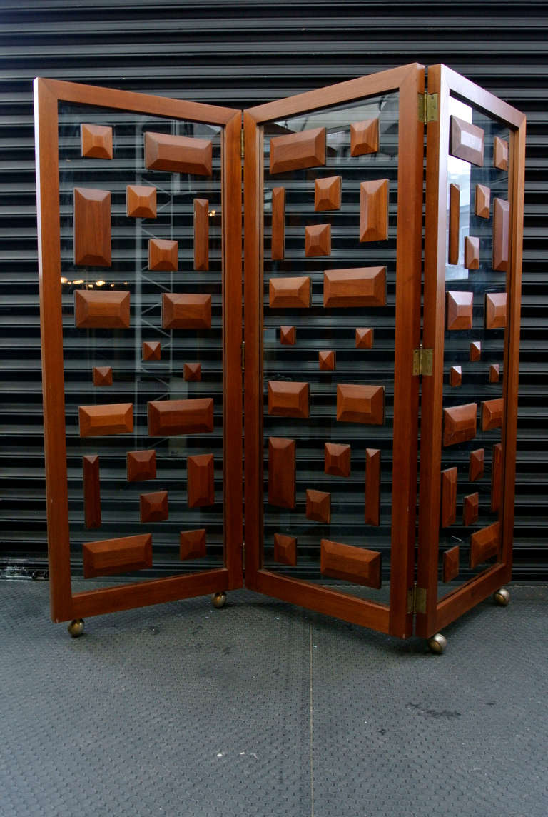Mexican Folding Screen In Good Condition For Sale In Mexico City, MX
