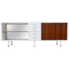 Van Beuren Mahogany Wood and Lacquered Credenza
