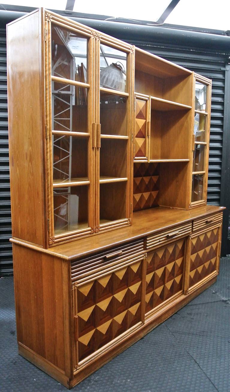 Mid-20th Century Don Shoemaker Bambu Cabinet