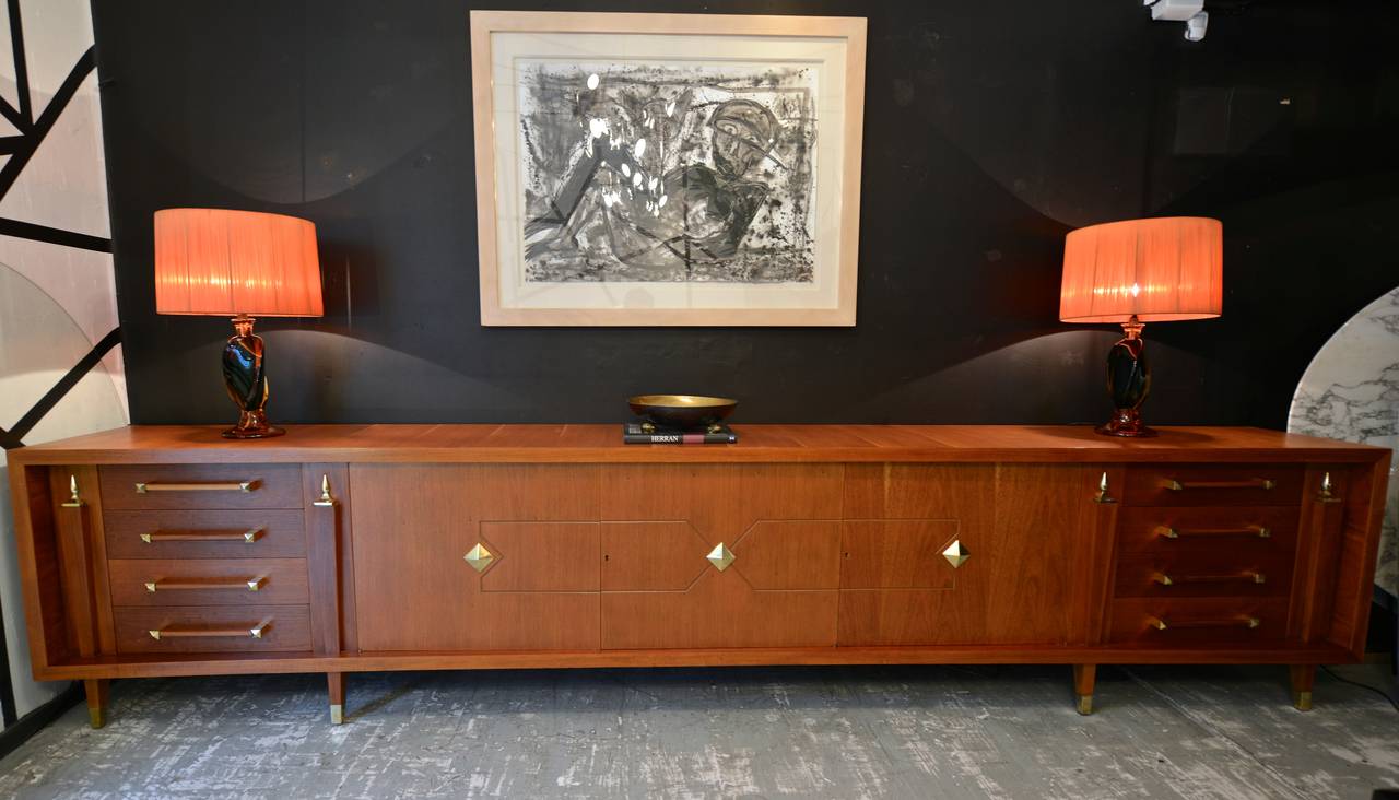Mexican Long Credenza For Sale