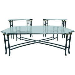Vintage Talleres Chacon Coffee Table Set