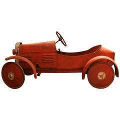 Children Car, France 20th Century Painted Metal