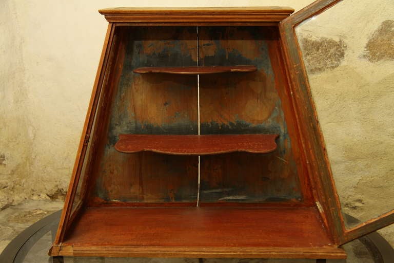 18th Century and Earlier Former Showcase - Germany 18th Century of Wood and Glass For Sale