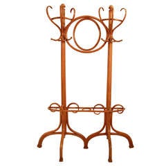 'Coat rack n°1', 1853, Thonet Brothers company, bent massive beech wood