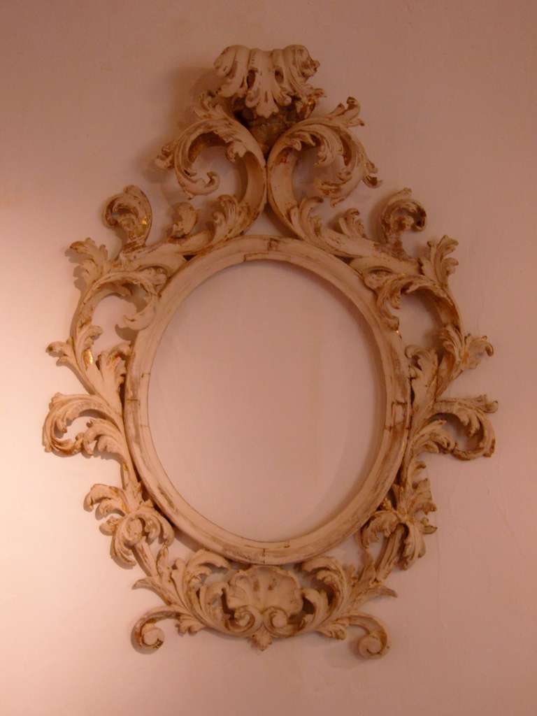 Baroque Beautiful Boiserie, Italy 18th Century Carved and Patinated Wood For Sale