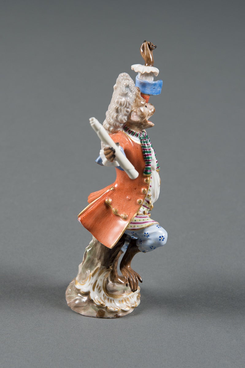 A 19th Century German Meissen Porcelain Figure of the Band Conductor 5