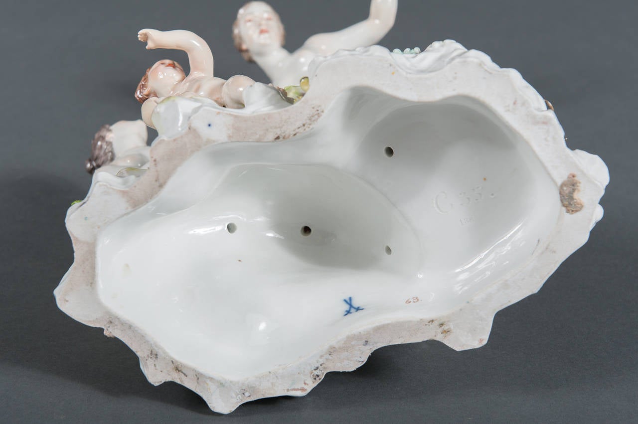 19th Century German Meissen Porcelain Group Titled 