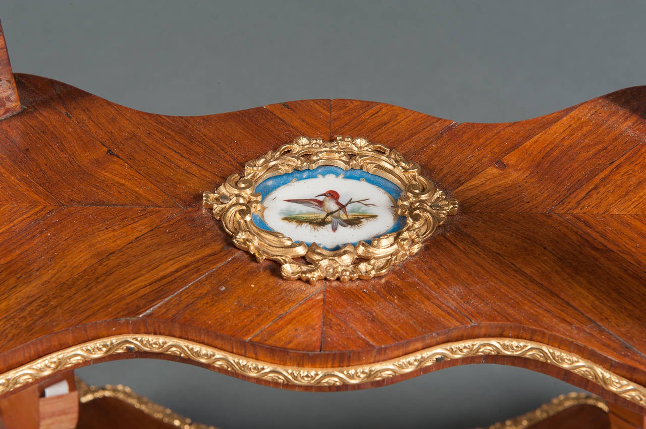 Bronze Ormolu-Mounted Sèvres Porcelain Side Table For Sale