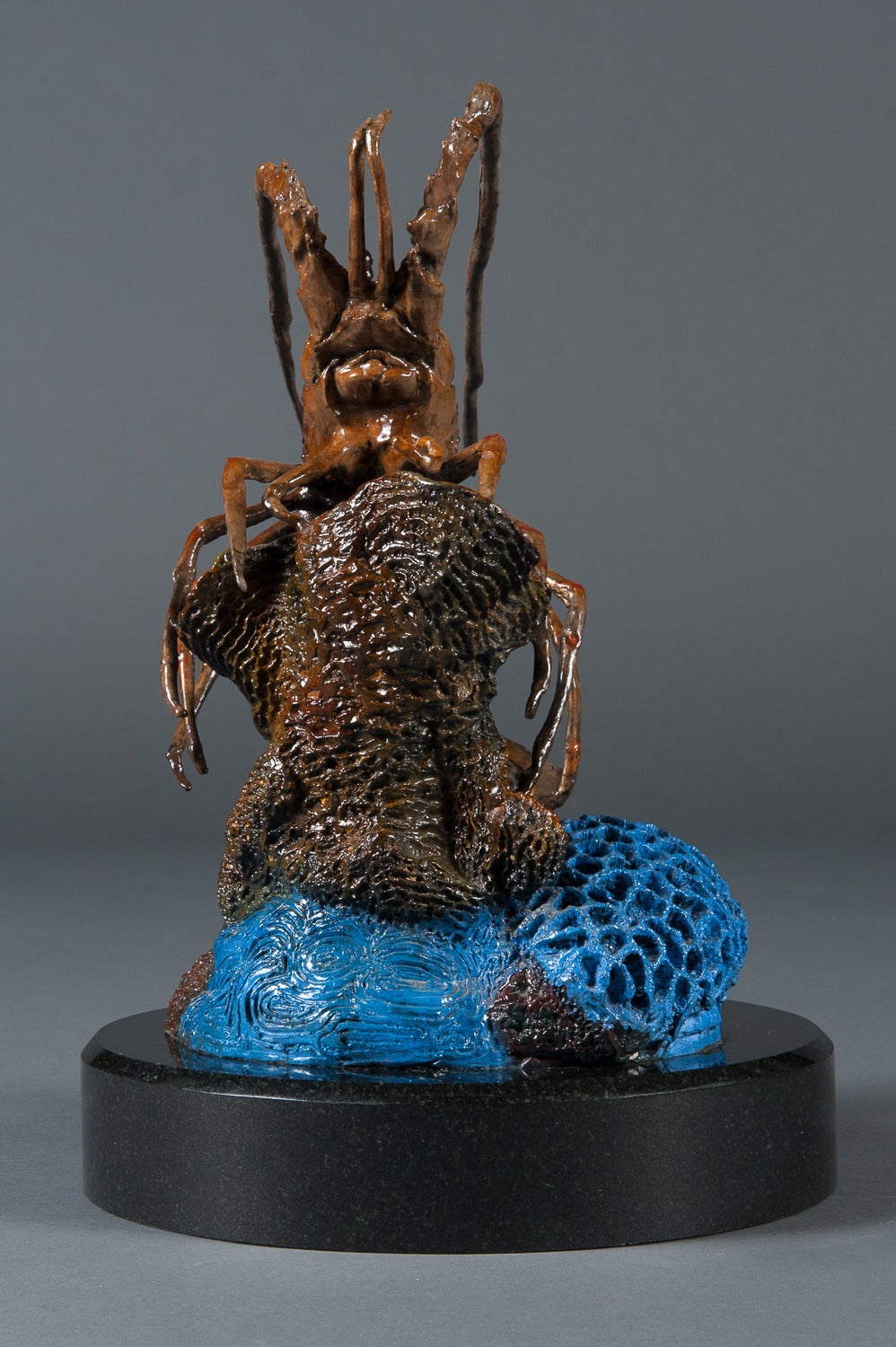 Sculpture de homard Floridien en Bronze Contemporain Signée Excellent état - En vente à Los Angeles, CA