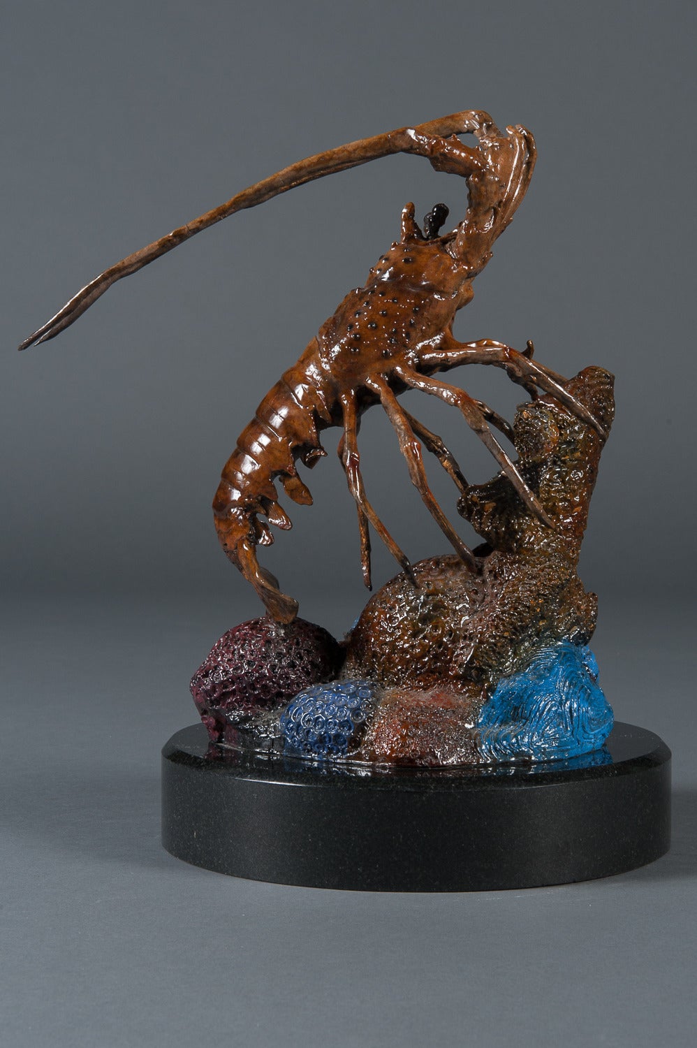 Sculpture de homard Floridien en Bronze Contemporain Signée en vente 2