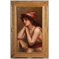 Luis Ricardo Falero (1851-1896) "Moments Pause"