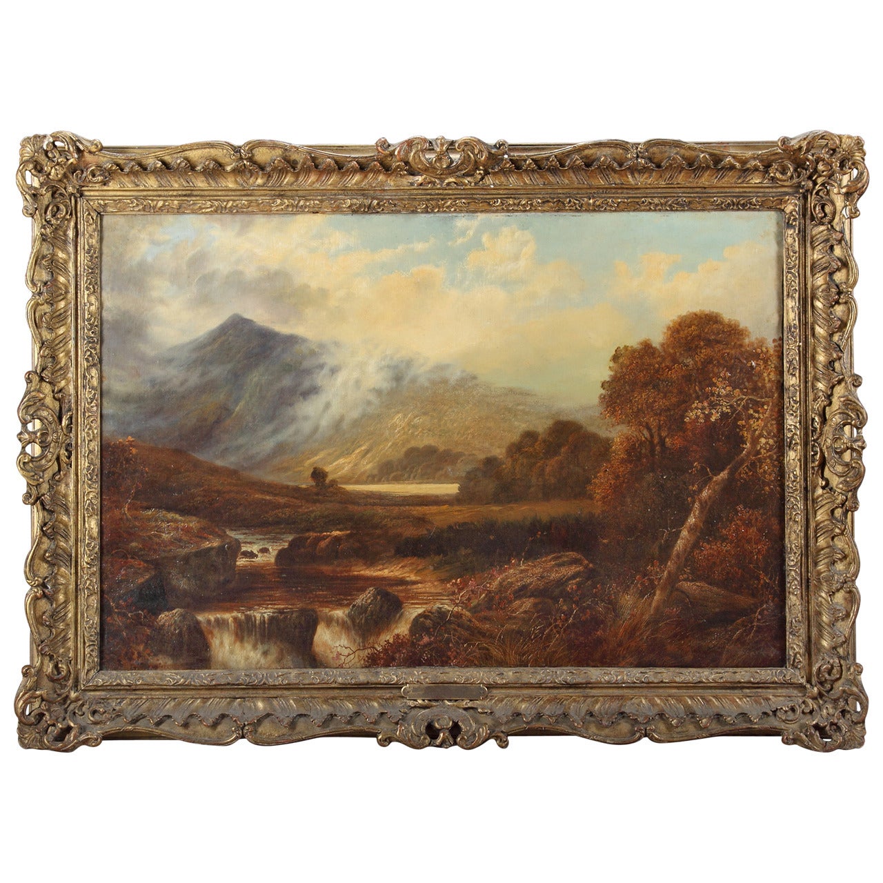 Öl auf Leinwand – Landschaft, Kreis von James Stark (1792–1859) im Angebot