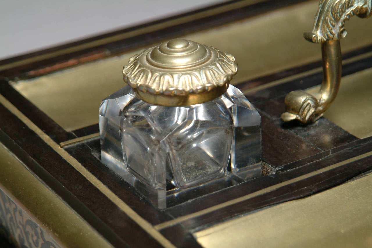 A French Boulle Ink Stand 1