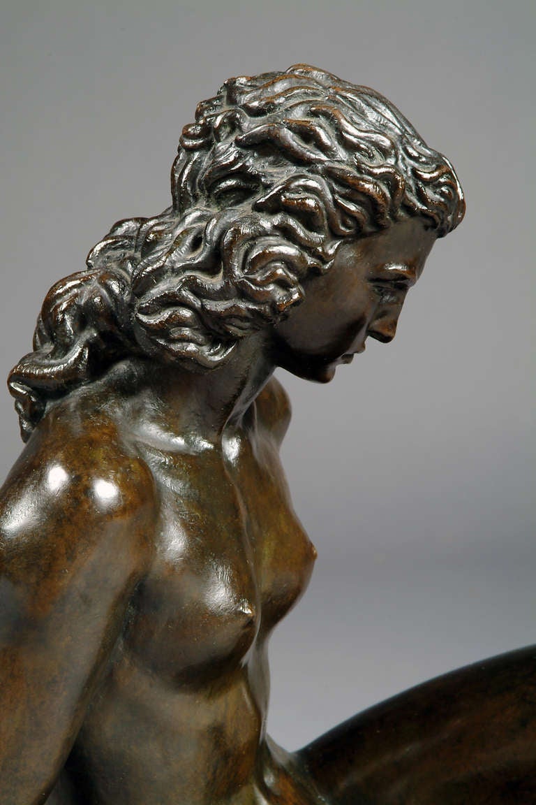 Bronze Figure en bronze de Raymond Delamarre 