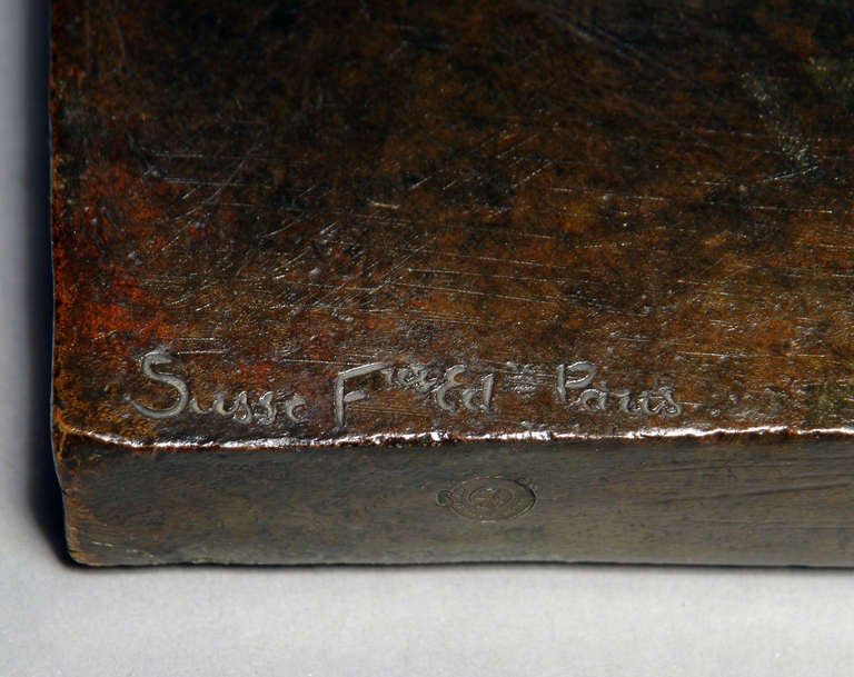 Figure en bronze de Raymond Delamarre 