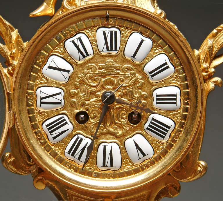 19th Century French Bronze Elephant Mantel Clock