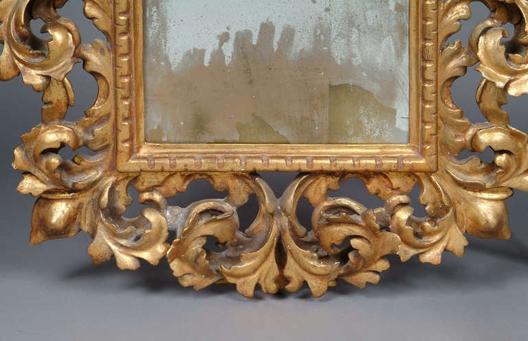 Italian Carved Wood Mirror 1