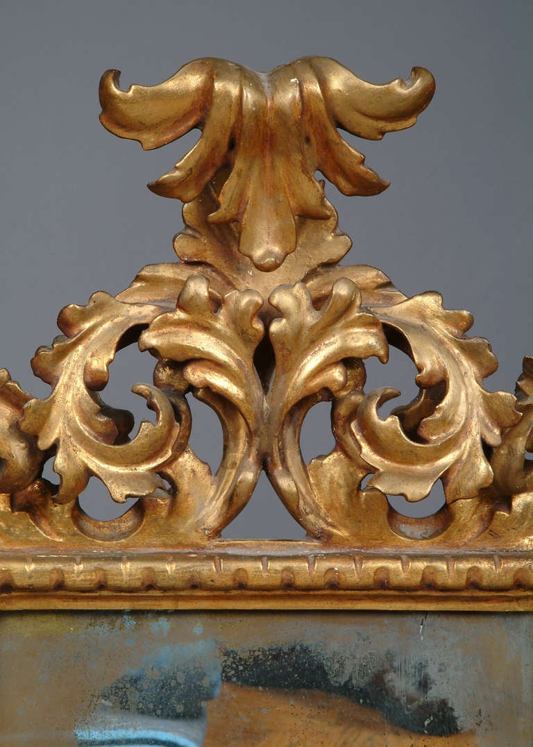 Italian Carved Wood Mirror 2