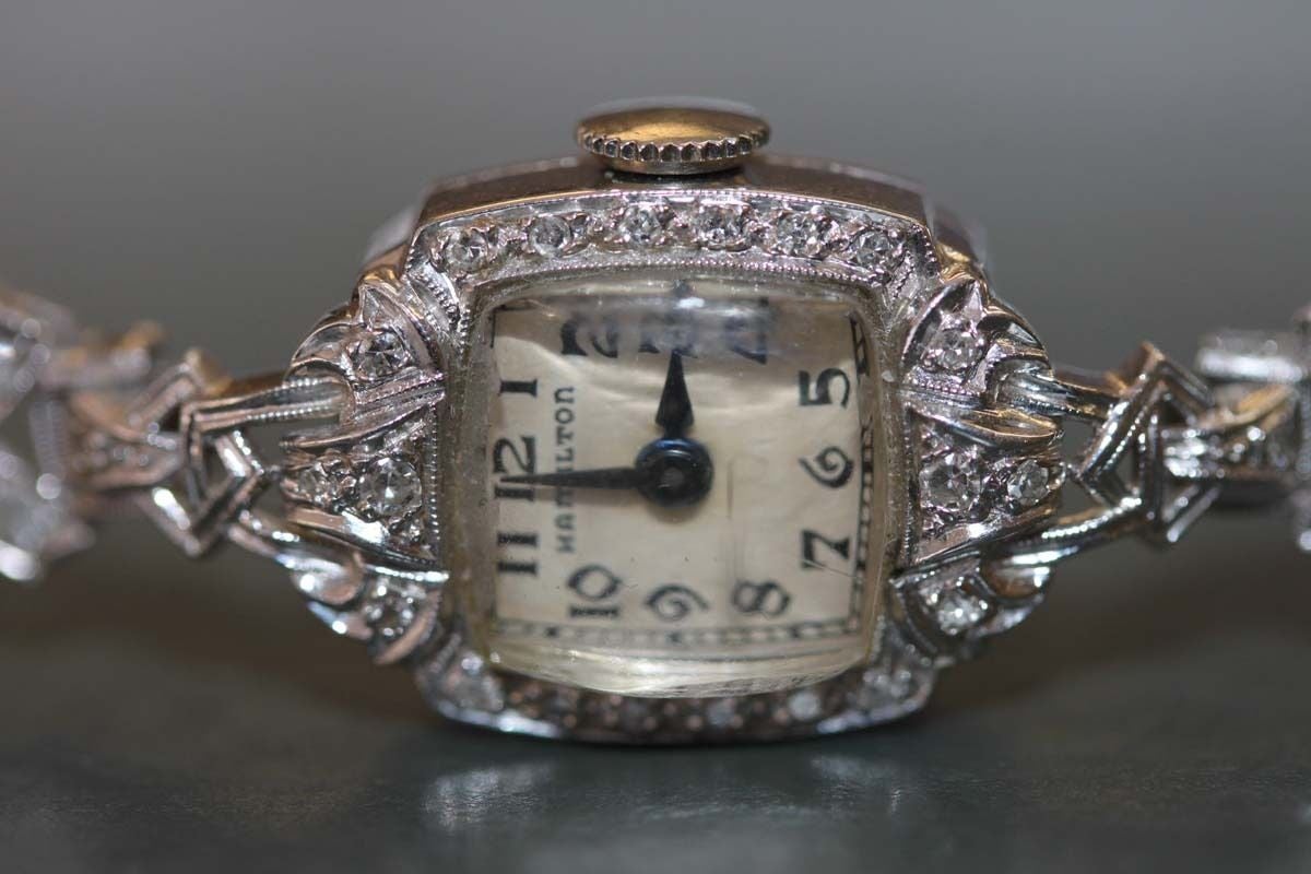lady hamilton diamond watch