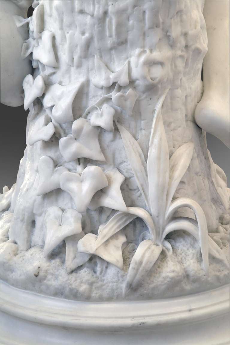 Grande sculpture en marbre d'un garçon pêcheur par le professeur Lot Torelli en vente 6