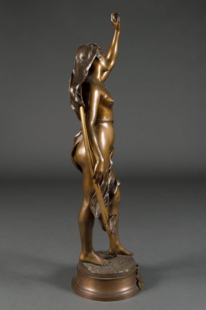 Henri Louis Levasseur Patinated Bronze Titled 