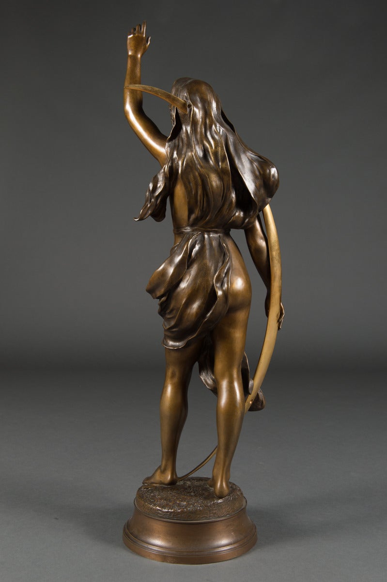 Henri Louis Levasseur Patinated Bronze Titled 