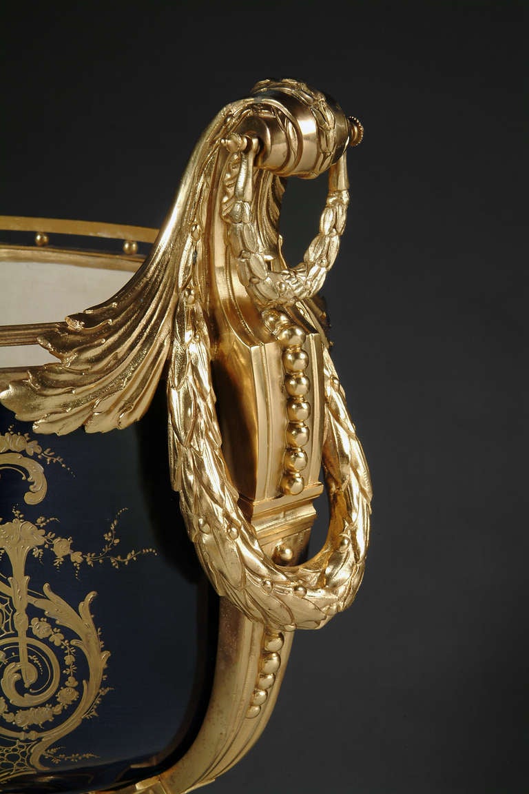 Monumental 19th century French Sevres Style Centerpiece For Sale 2