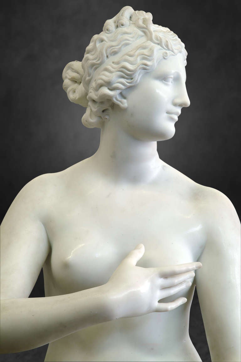 Italian Antique Lifesize Figure of The Venus De Medici