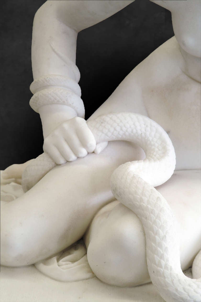 19th Century Antique Italian Marble figure 