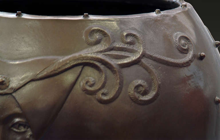 Erté Bronze Bowl 