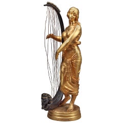 French Bronze Orientalist Figure by Georges Charles Coudray