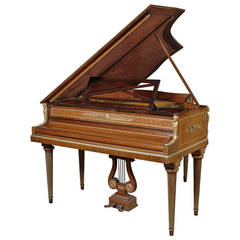 French Ormolu-Mounted and Parquetry Baby Grand Piano by Ignaz Playel