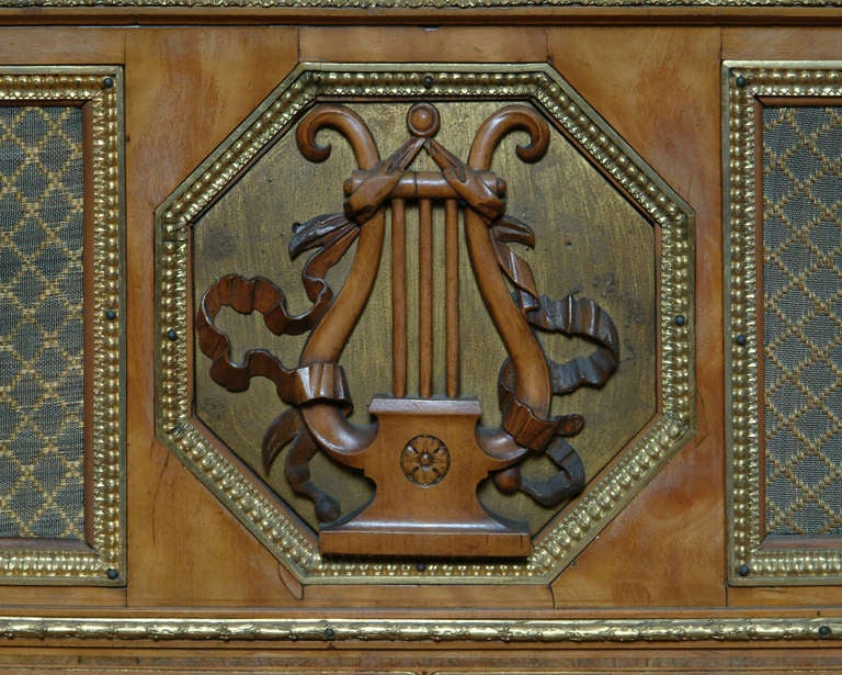 A Fine English Antique Bronze Mounted Erard Upright Piano 2
