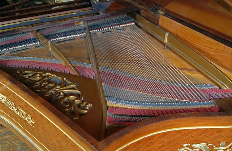 French Ormolu-Mounted and Parquetry Baby Grand Piano by Ignaz Playel 5
