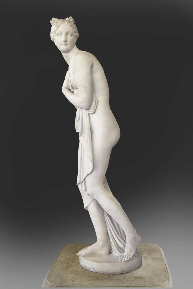 19th Century Life-Size Marble Figure of Venus Italica 4