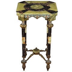 French Bronze Mounted Enamel Table
