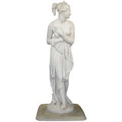 19th Century Life-Size Marble Figure of Venus Italica