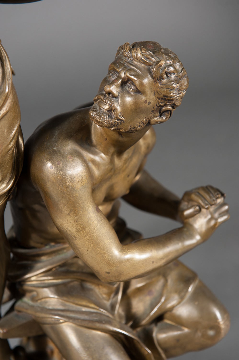 A Late 19th Century French Gilt Bronze Depicting 